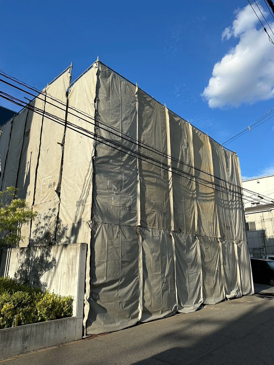 大阪市での鉄骨2階建の施工事例です