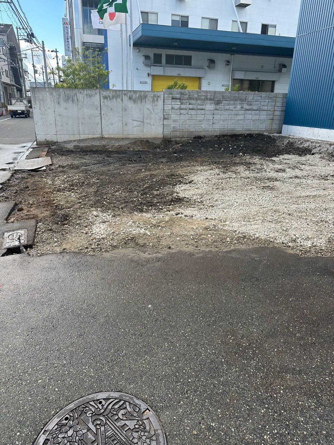 大阪市での鉄骨2階建の施工事例です